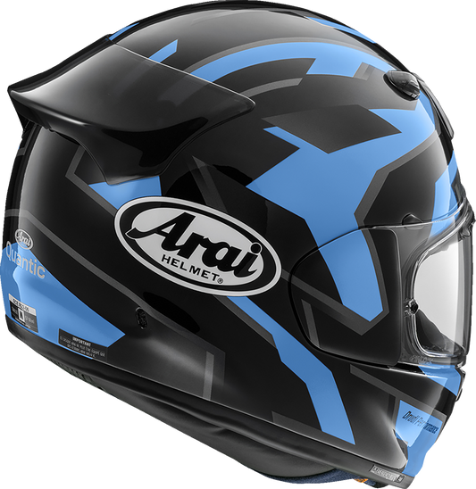 ARAI HELMETS, ARAI Helmets Signet-X Robotik Blue 2XL - Narrow Shell with VAS Shield and Enhanced Ventilation