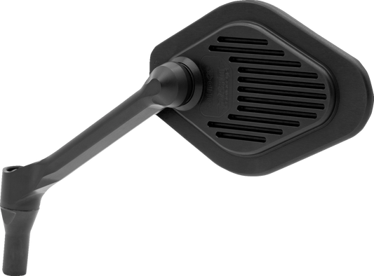 DRAG SPECIALTIES M03-10L Adjustable Diamond Black Mirror with Short Stem for Harley Davidson