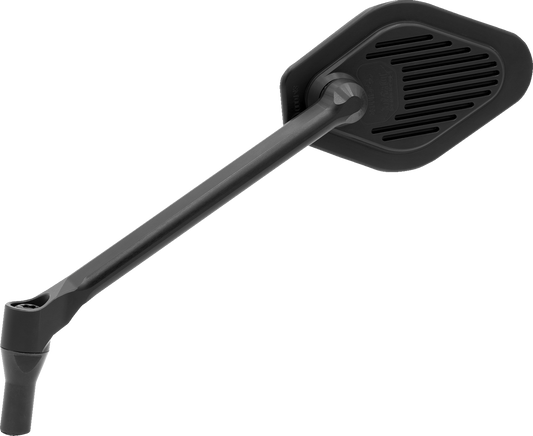 DRAG SPECIALTIES M03-11-L Adjustable Diamond Black Long Stem Mirror for Harley-Davidson