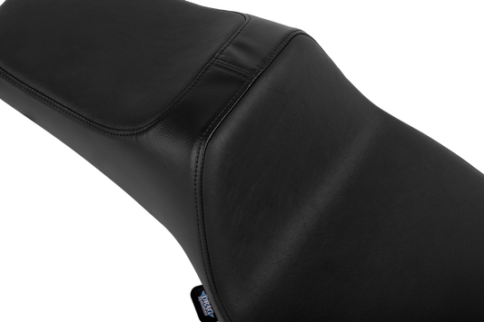DRAG SPECIALTIES SEATS, DRAG SPECIALTIES SEATS Predator III 2-Up Seat for Chieftain '25 and Challenger '20-'25 - Vinyl with Smooth Finish, Part Number 4720A