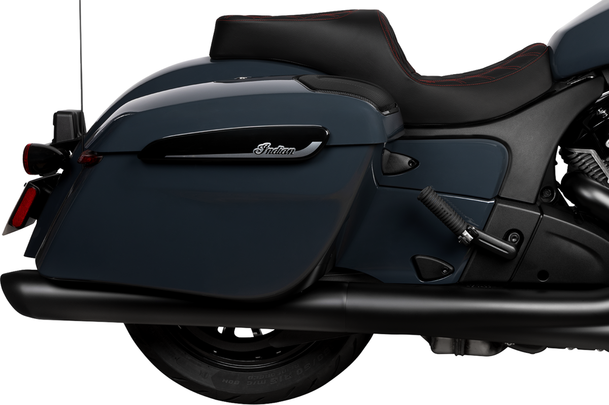 DRAG SPECIALTIES SEATS, Drag Specialties Seats Freedom Seat for Challenger 2020-2025 & Chieftain 2025 with Double Diamond Red Stitch by DRAG SPECIALTIES SEATS Part 4722D