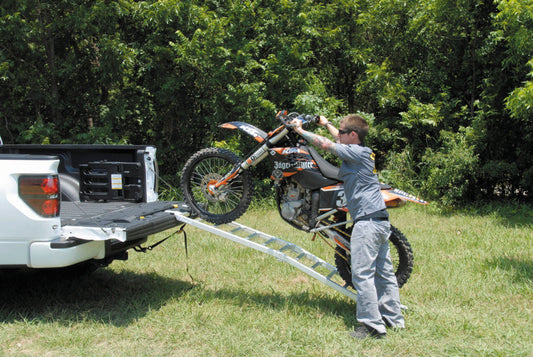QuadBoss, QuadBoss Folding Arched UTV Ramp 18x89 for Powersports Vehicles