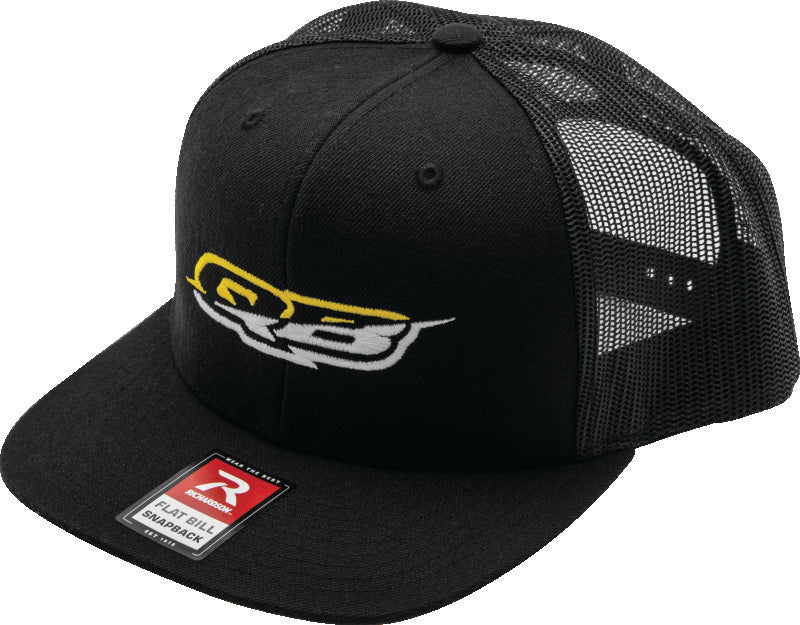 QuadBoss, QuadBoss Logo Flatbill Cap - Classic Truckers Style with Adjustable Snapback