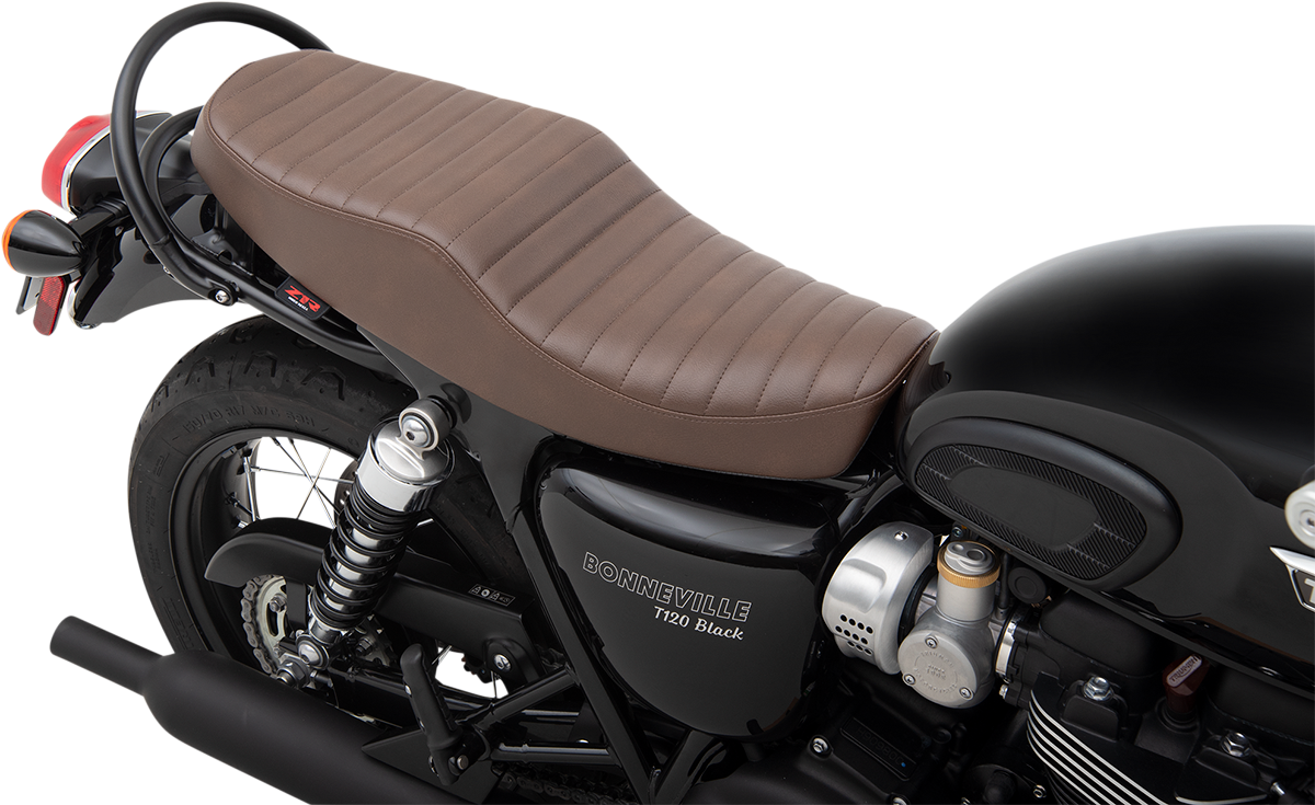 Z1R, Z1R Retro Classic Vinyl Seat - Brown, Part Number 0810-2215