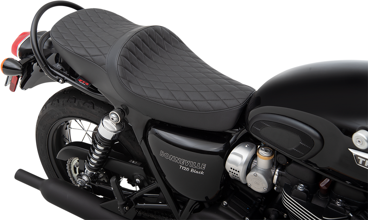 Z1R, Z1R Low Profile Touring Seat by Z1R – Diamond Black for Triumph '16-'26 (Part No. 0810-2218)