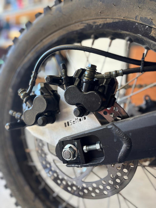 Rawrr Mantis X Complete Dual Caliper + Front Brake + Foot Brake Set