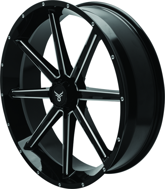 QuadBoss, QuadBoss Slicer 24X7 Off-Road Wheel with Limited Edition Bull Logo Center Caps