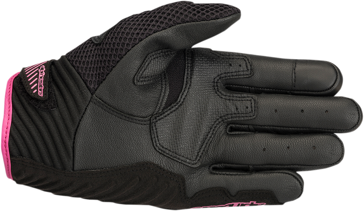 IN STOCK ALPINESTARS Women Stella SMX-1 Air V2 Gloves - Black/Fuchsia - Medium 3590518-1039-M