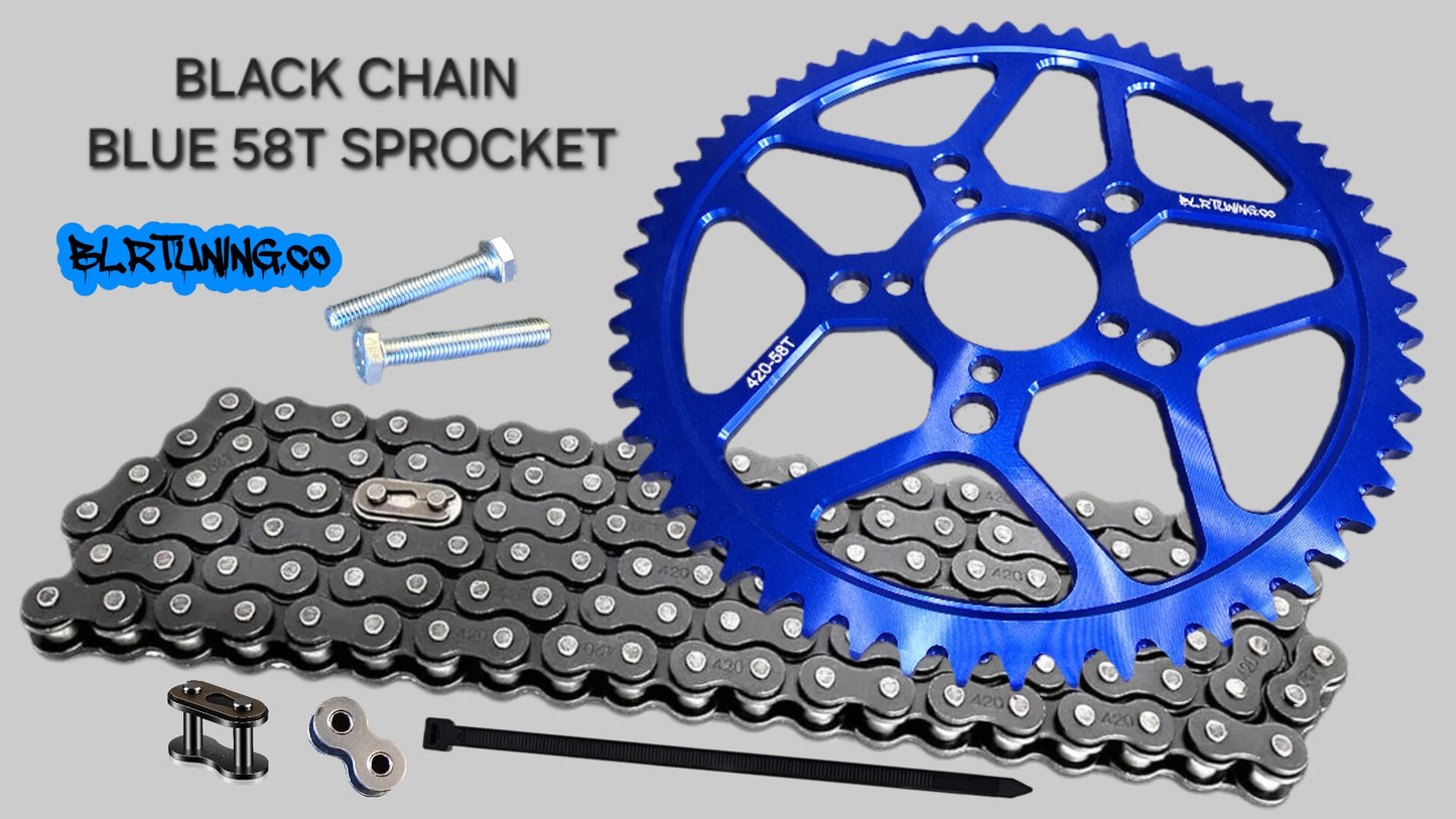 RAWRR MANTIS X 58 TOOTH REAR SPROCKET MAX TORQUE CONVERSION KIT