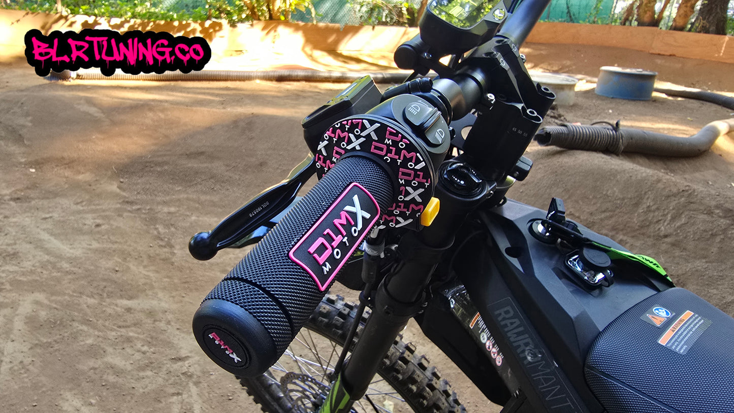 D1M MOTO X HAND GRIPS CLOSED END - FITS 7/8 BARS - FITS ELECTRIC DIRT BIKES - E-BIKES - DIRT BIKE - PIT BIKES