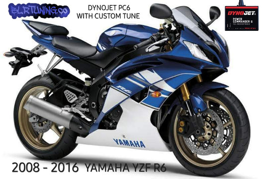 YAMAHA R6 YZF-R6 2008 - 2016 PC6 BY DYNOJET WITH OPTIONAL CUSTOM TUNING BY BLR TUNING