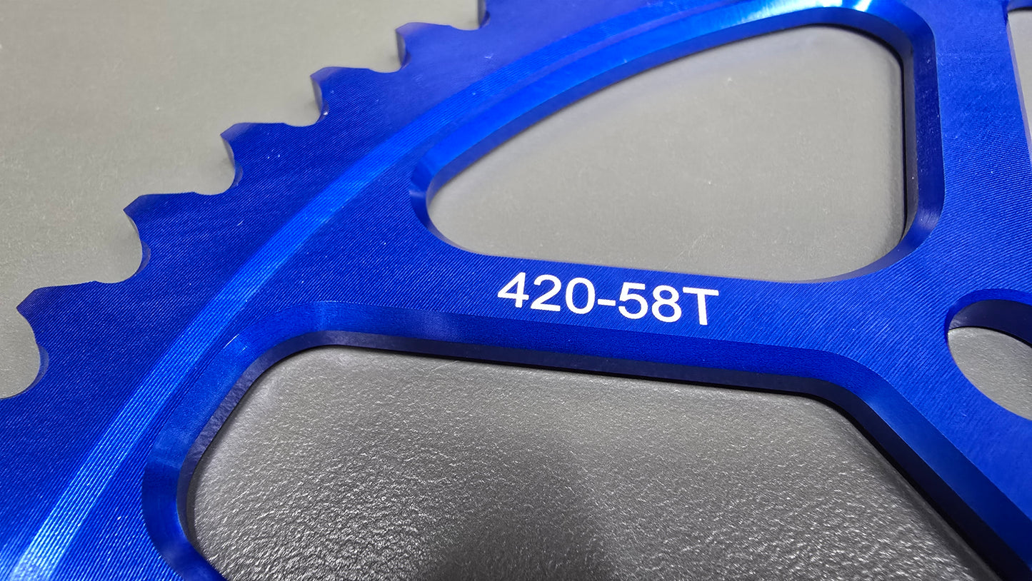 RAWRR MANTIS X 58 TOOTH REAR SPROCKET MAX TORQUE CONVERSION KIT