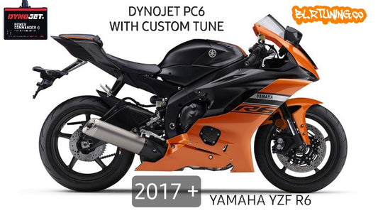 YAMAHA R6 YZF-R6 2017 - 2020 PC6 BY DYNOJET WITH OPTIONAL CUSTOM TUNING BY BLR TUNING