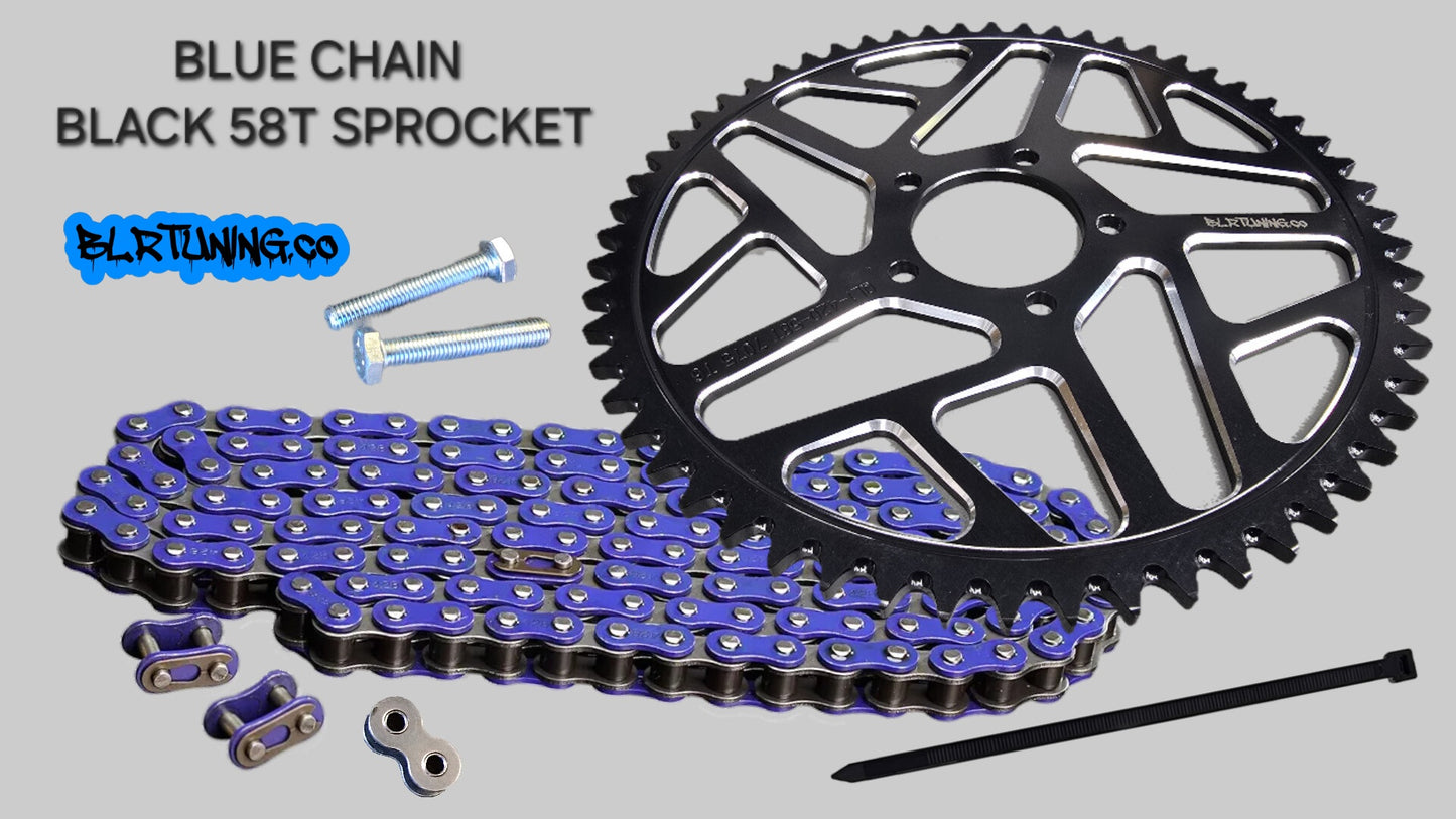 RAWRR MANTIS X 58 TOOTH REAR SPROCKET MAX TORQUE CONVERSION KIT