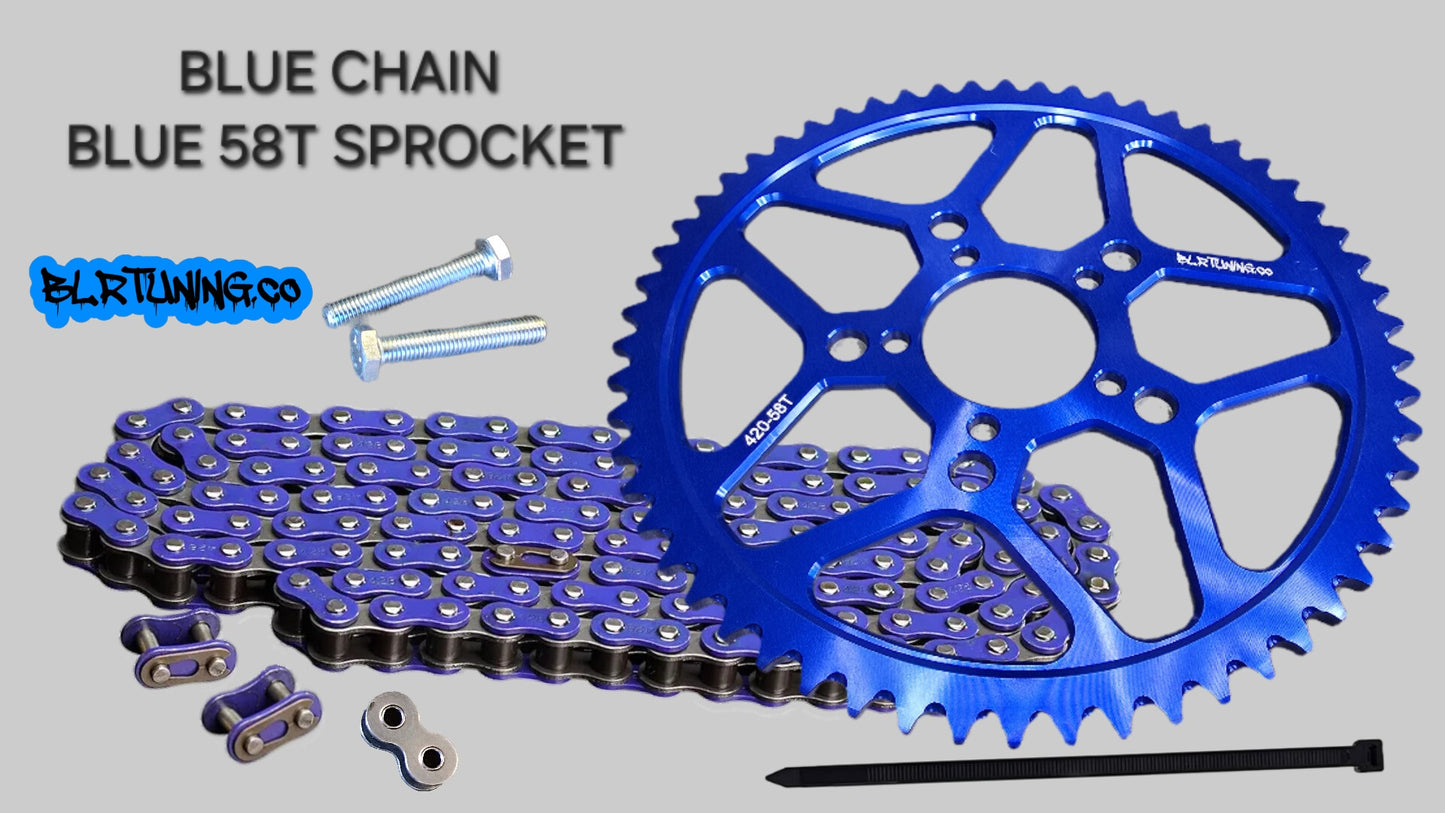 RAWRR MANTIS X 58 TOOTH REAR SPROCKET MAX TORQUE CONVERSION KIT