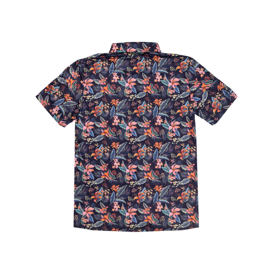FlexGRID Button Up - Midnight in Maui