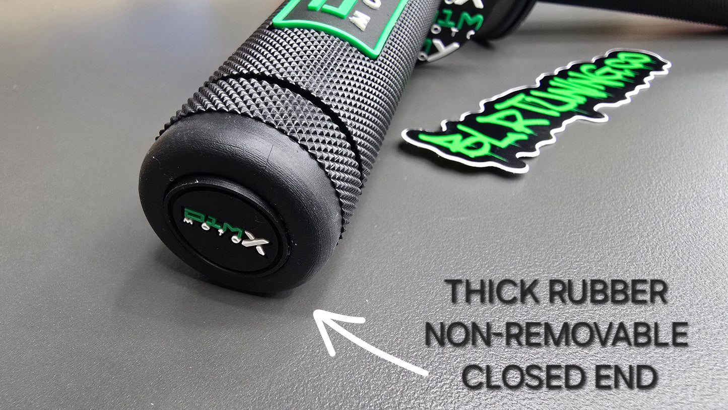 D1M MOTO X HAND GRIPS CLOSED END - FITS 7/8 BARS - FITS ELECTRIC DIRT BIKES - E-BIKES - DIRT BIKE - PIT BIKES
