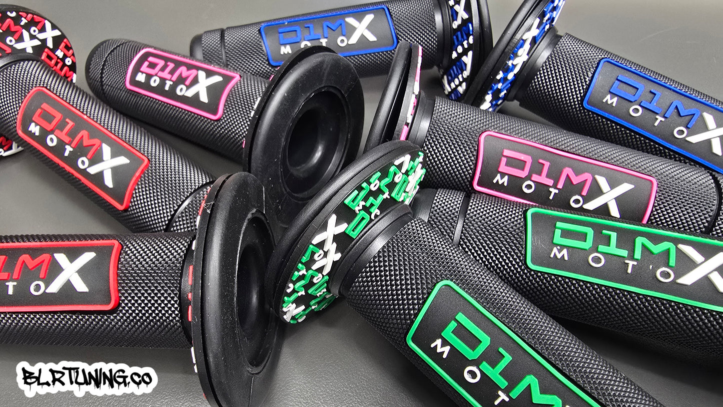 D1M MOTO X HAND GRIPS CLOSED END - FITS 7/8 BARS - FITS ELECTRIC DIRT BIKES - E-BIKES - DIRT BIKE - PIT BIKES