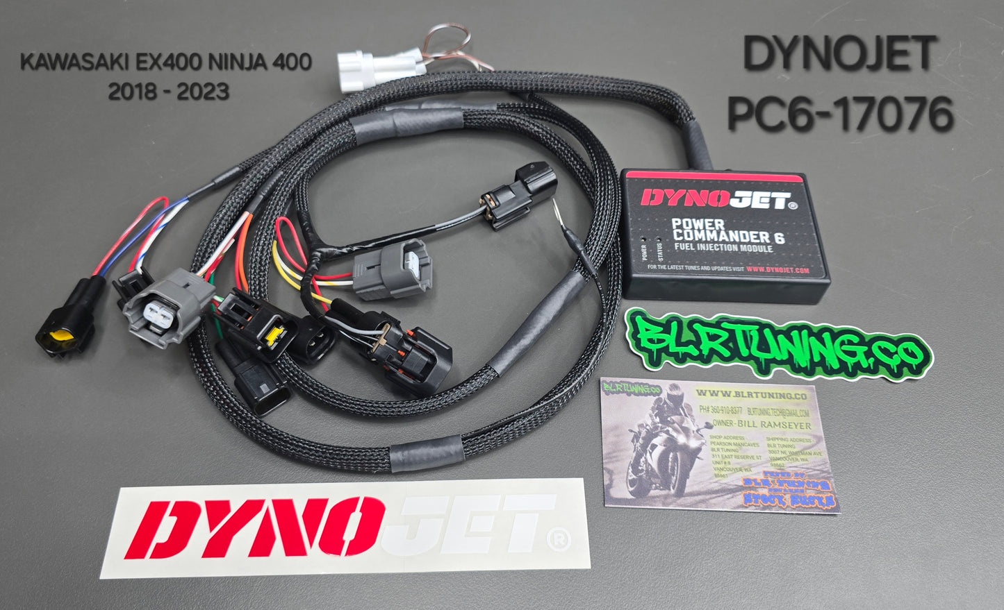 KAWASAKI NINJA 400 18 - 23 PC6 BY DYNOJET WITH OPTIONAL CUSTOM TUNING BY BLR TUNING