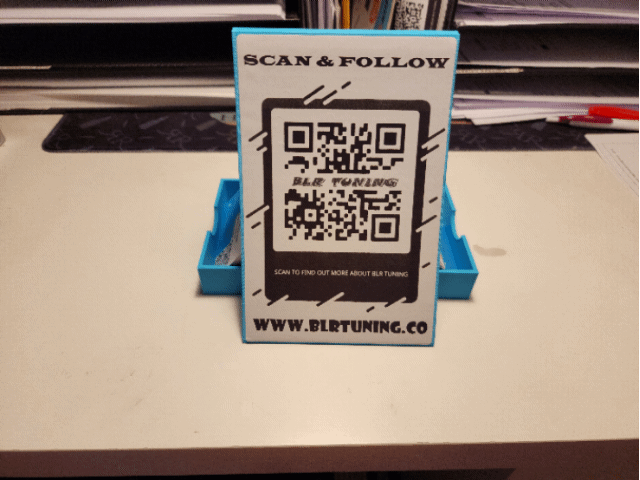 BLR TUNING SIGN AND BUSINESS CARD HOLDER