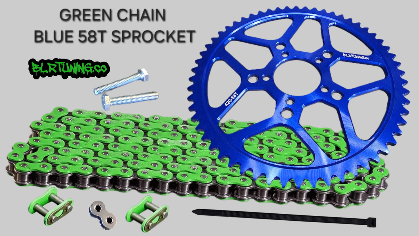 RAWRR MANTIS X 58 TOOTH REAR SPROCKET MAX TORQUE CONVERSION KIT