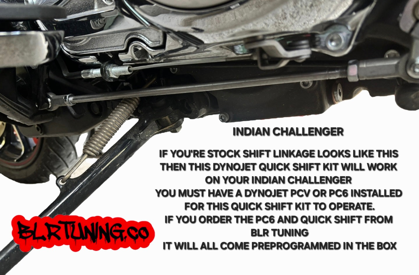 INDIAN CHALLENGER QUICK SHIFT KIT FOR 2020 - 2024 FOR PCV OR PC6 BY DYNOJET