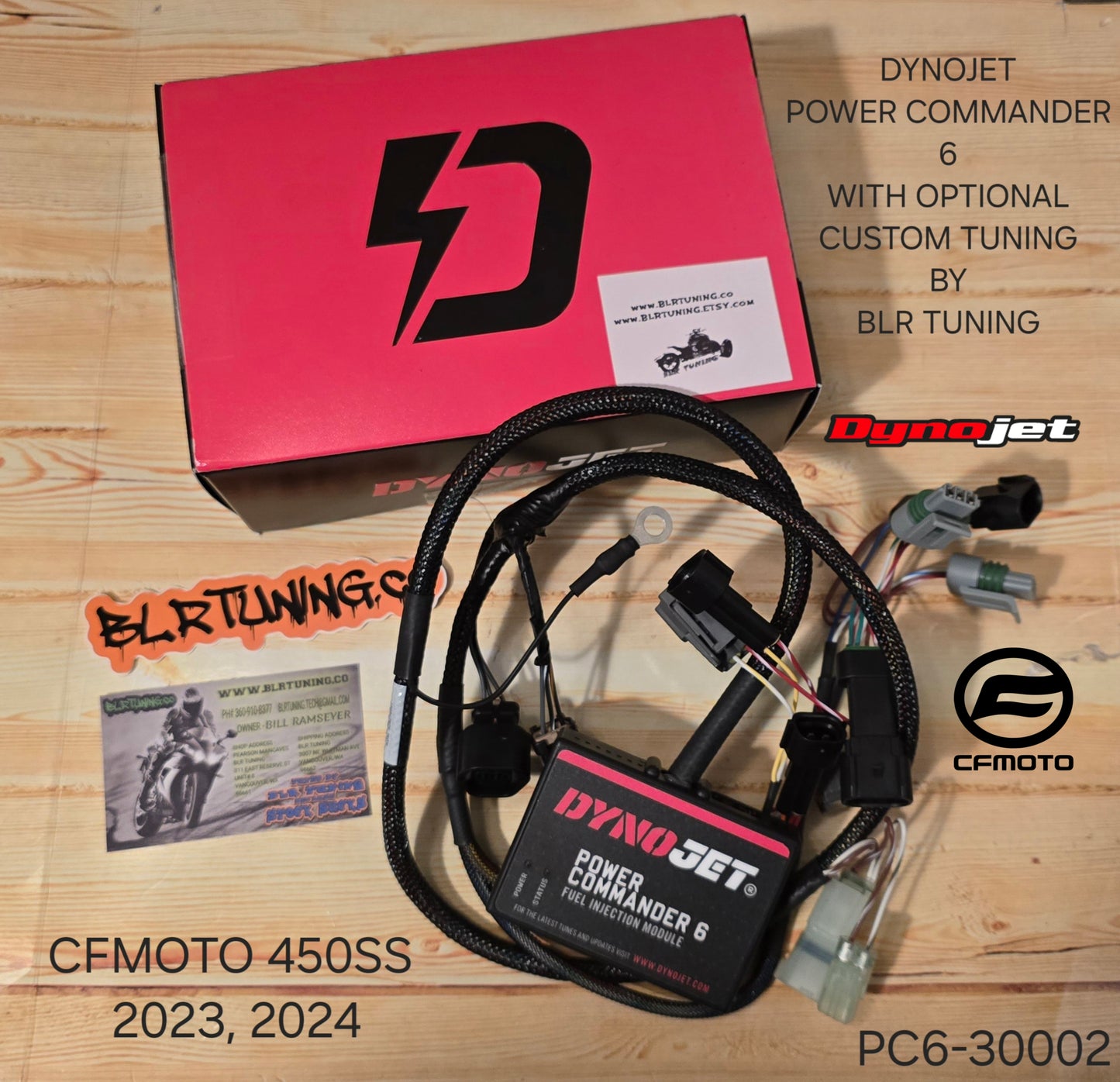 CF MOTO 450 SS 450SS 2023 - 2024 PC6 BY DYNOJET WITH OPTIONAL CUSTOM TUNING BY BLR TUNING