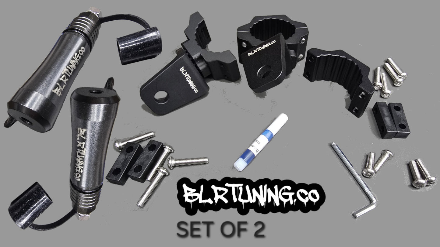 FLAGPOLE QUICK RELEASE AND ROLL CAGE MOUNTING BRACKET FITS 1/4 OR 5/16 FLAGPOLE AND FITS 1.6 TO 2 inch ROLL CAGE