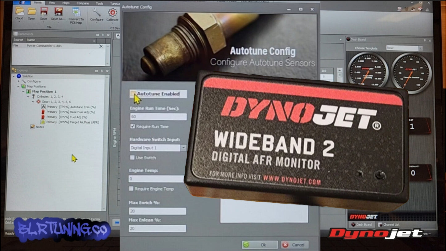 WB2 WIDE BAND 2 WITH AUTOTUNE BASE KIT SINGLE 02 FOR POWER COMMANDER PC6 PCV