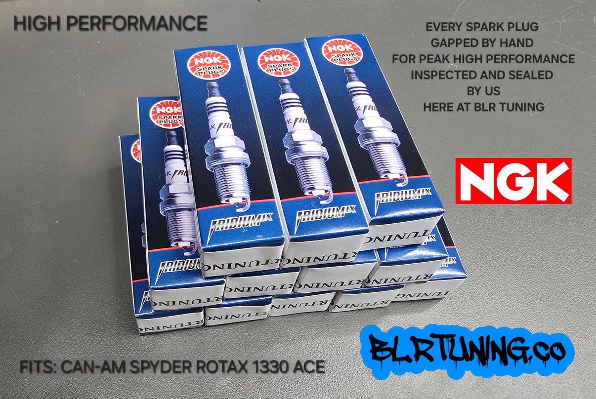 CAN-AM SPYDER NGK IRIDIUM SPARK PLUGS UPGRADE FITS 1330 ROTAX ACE INLINE 3 CYLINDER ENGINE