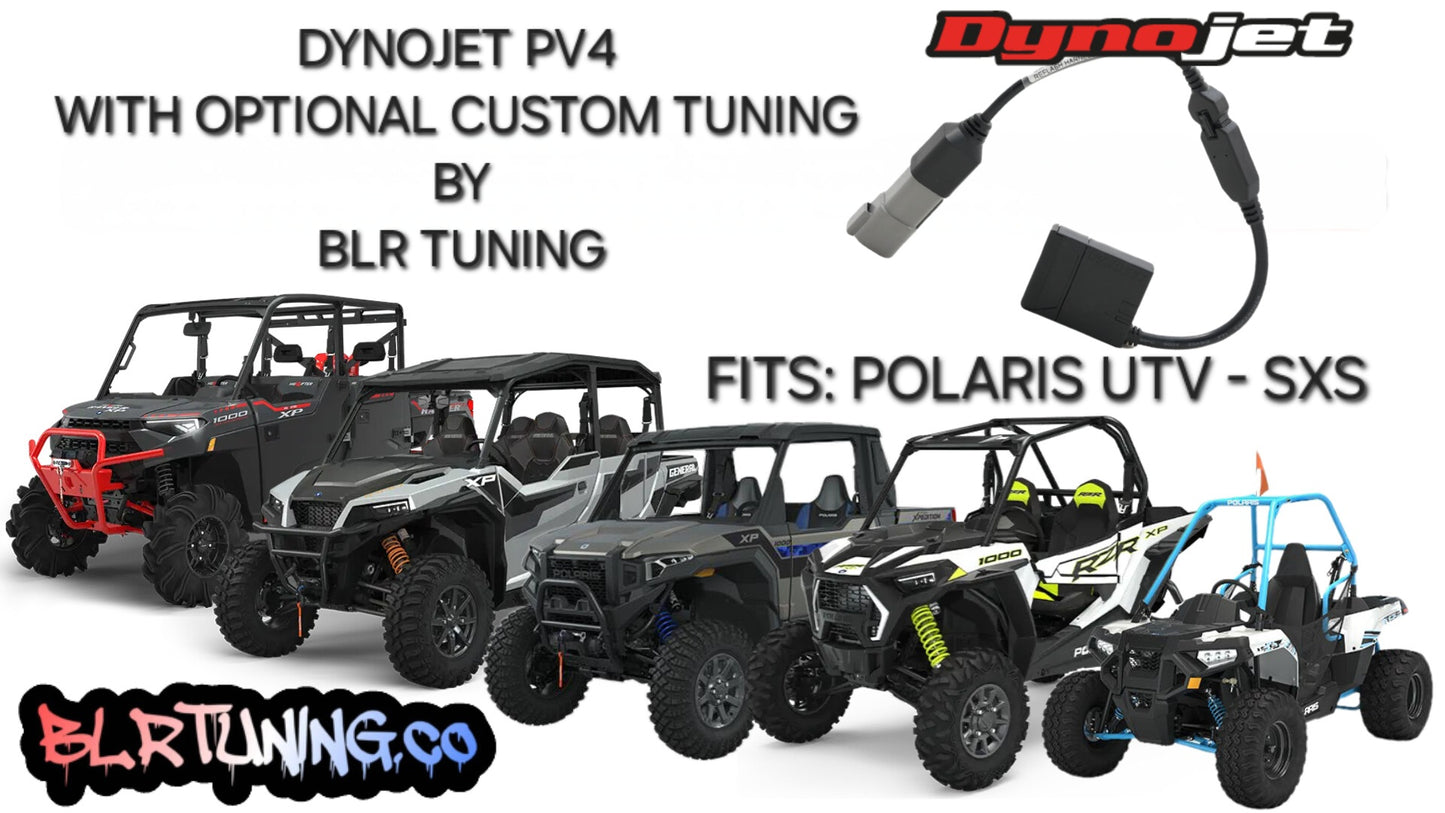 POLARIS UTV - SXS - RZR - RANGER - GENERAL - ACE PV4 BY DYNOJET WITH OPTIONAL CUSTOM TUNING BY BLR TUNING