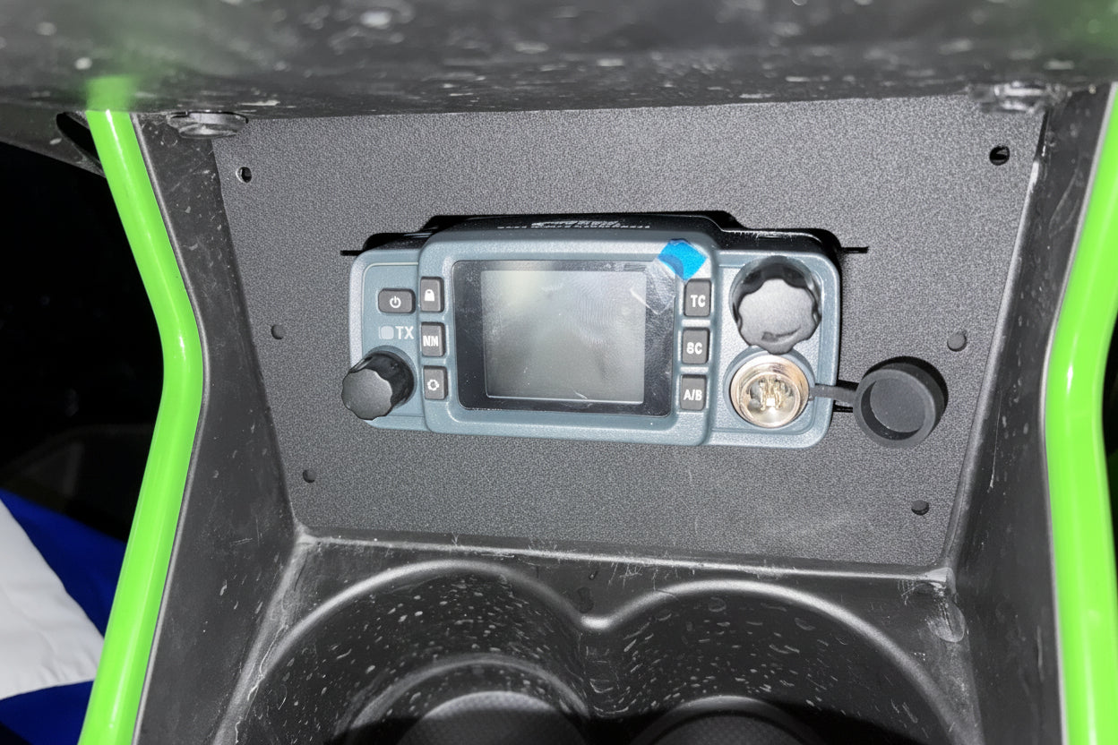 H2 Rugged Radio Dash Plate