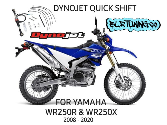 YAMAHA WR250R WR250X 08 - 20 QUICK SHIFT QS FOR PCV OR PC6 BY DYNOJET