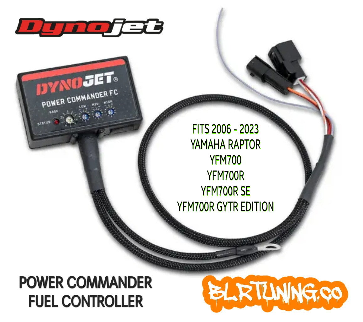 DYNOJET POWER COMMANDER FUEL CONTROLLER PCFC FOR 2006 - 2023 YAMAHA RAPTOR 700 700R SE WITH OPTIONAL CUSTOM TUNING BY BLR TUNING