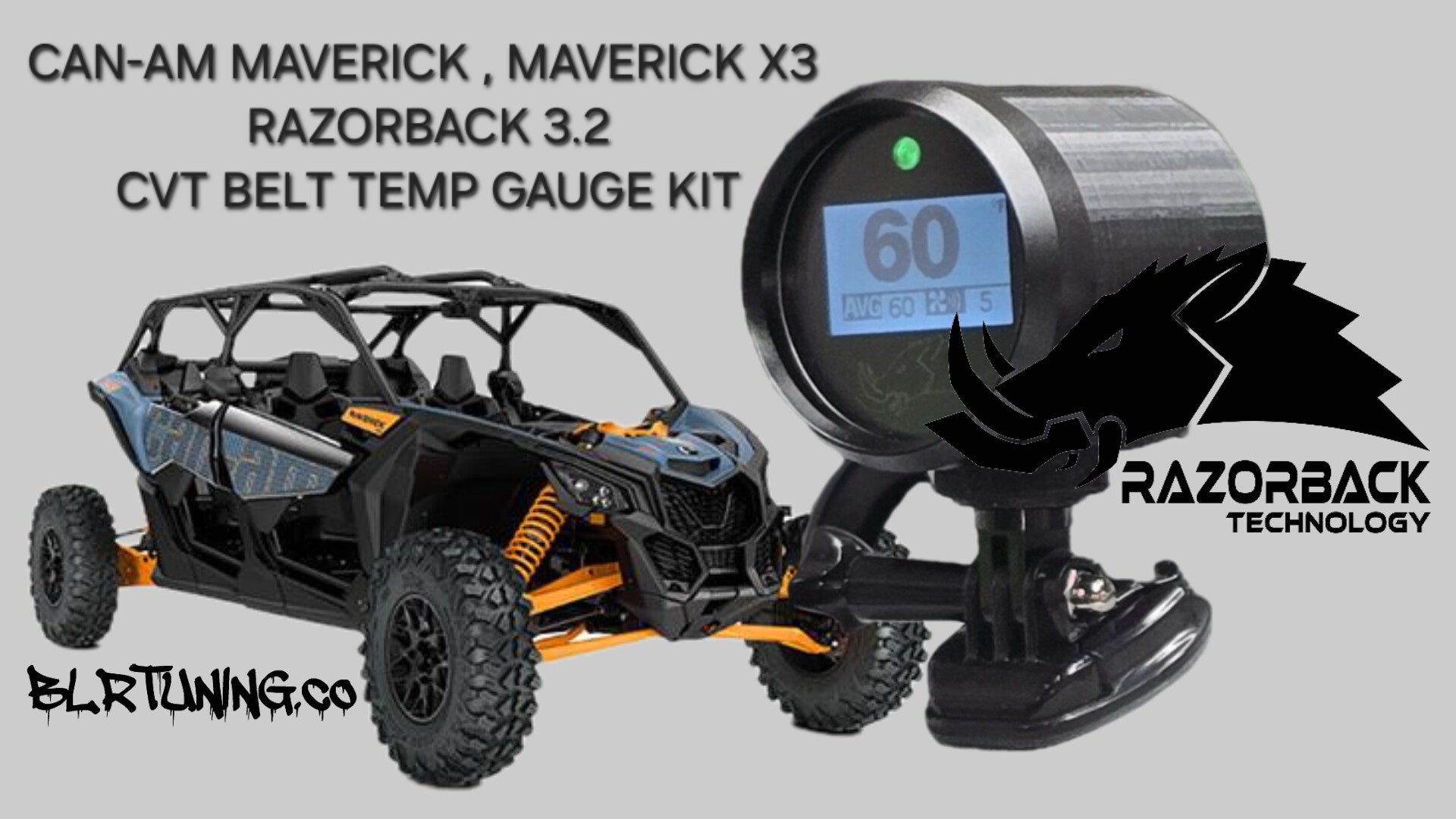 CAN-AM MAVERICK - MAVERICK X3 RAZORBACK 3.2 CVT BELT TEMP GAUGE