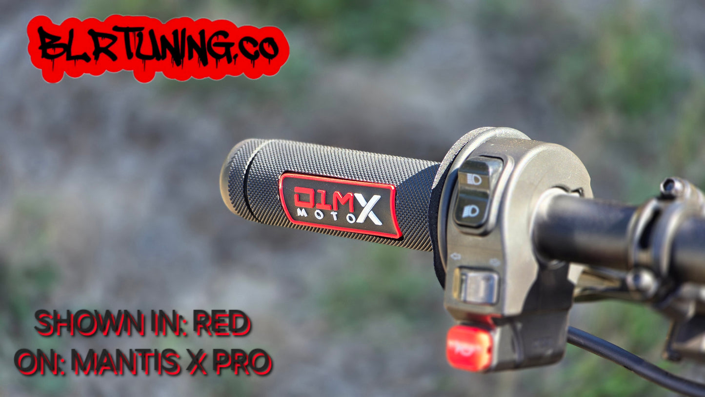D1M MOTO X HAND GRIPS CLOSED END - FITS 7/8 BARS - FITS ELECTRIC DIRT BIKES - E-BIKES - DIRT BIKE - PIT BIKES