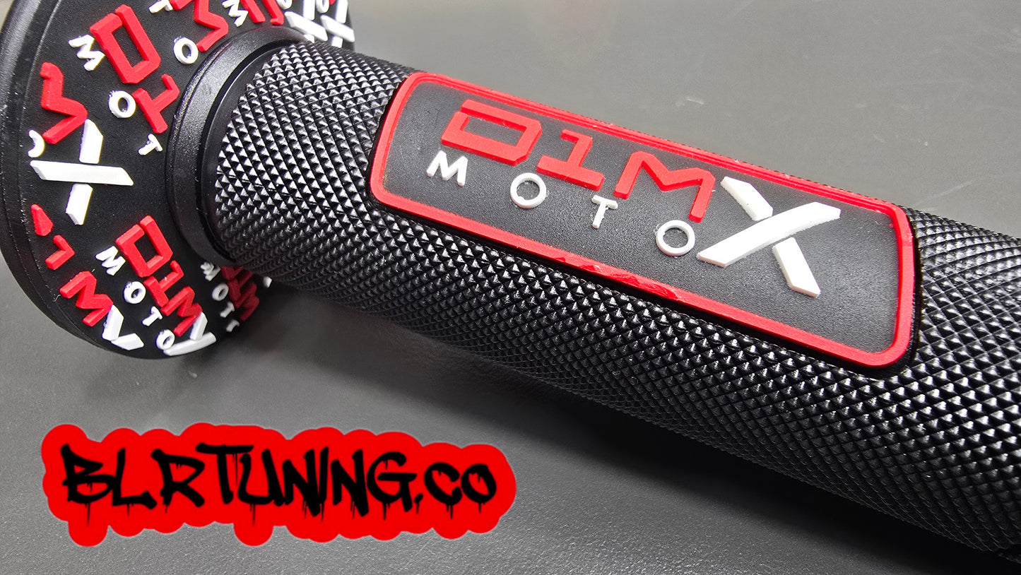 D1M MOTO X HAND GRIPS CLOSED END - FITS 7/8 BARS - FITS ELECTRIC DIRT BIKES - E-BIKES - DIRT BIKE - PIT BIKES