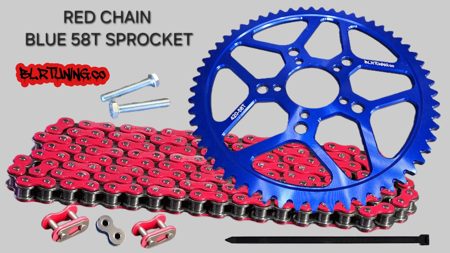 RAWRR MANTIS X 58 TOOTH REAR SPROCKET MAX TORQUE CONVERSION KIT