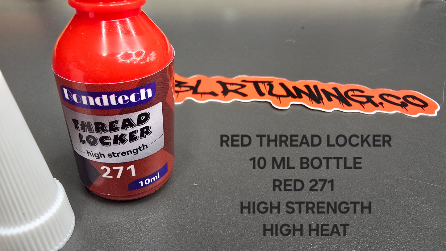 THREAD LOCKER RED 271 HIGH STRENGTH HIGH HEAT 10 ML BOTTLE