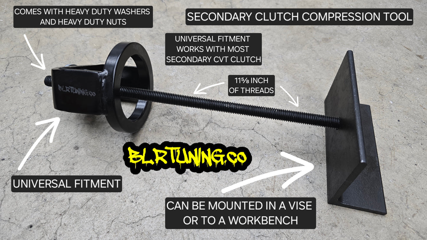 SECONDARY CLUTCH COMPRESSION TOOL FOR CAN-AM RYKER – UNIVERSAL FIT ALSO COMPATIBLE WITH SIDE-BY-SIDES - UTV - ATV - AND MORE