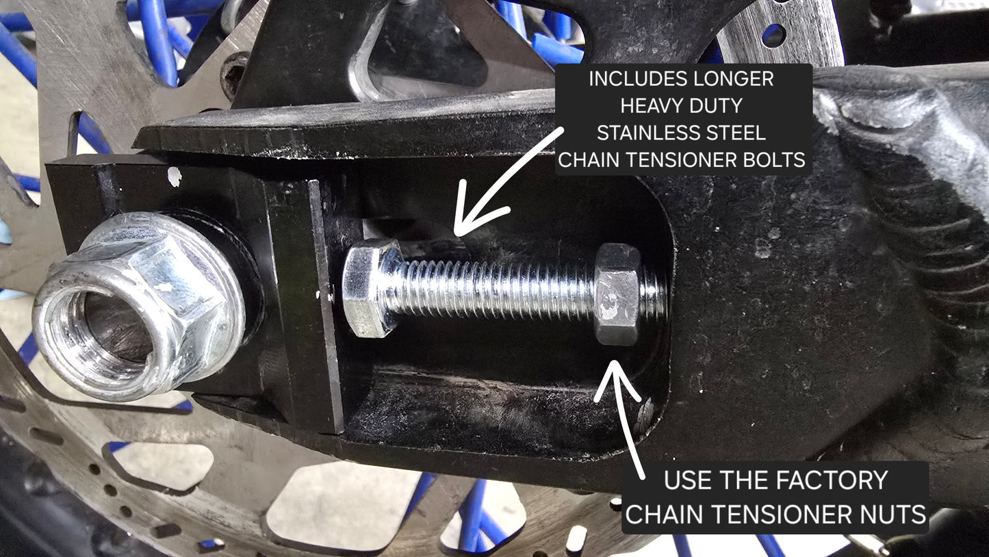 RAWRR MANTIS X 58 TOOTH REAR SPROCKET MAX TORQUE CONVERSION KIT