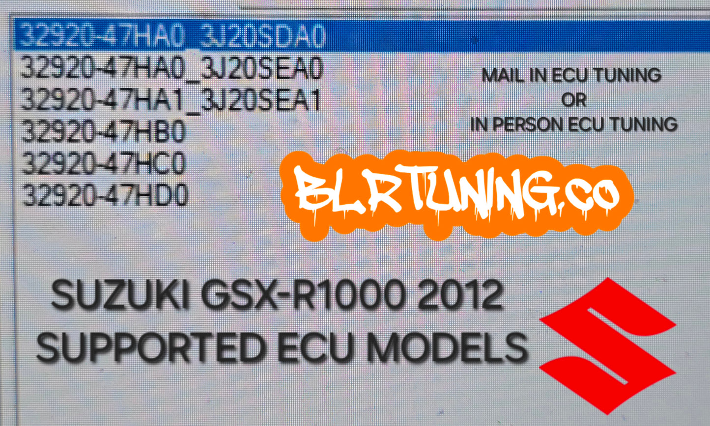 SUZUKI ECU FLASH TUNING