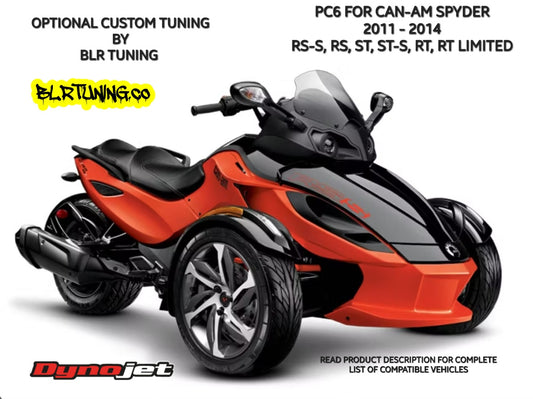 CAN-AM SPYDER RS-S RS ST ST-S RT SM5 SE5 2011 - 2014 PC6 BY DYNOJET WITH OPTIONAL CUSTOM TUNING BY BLR TUNING