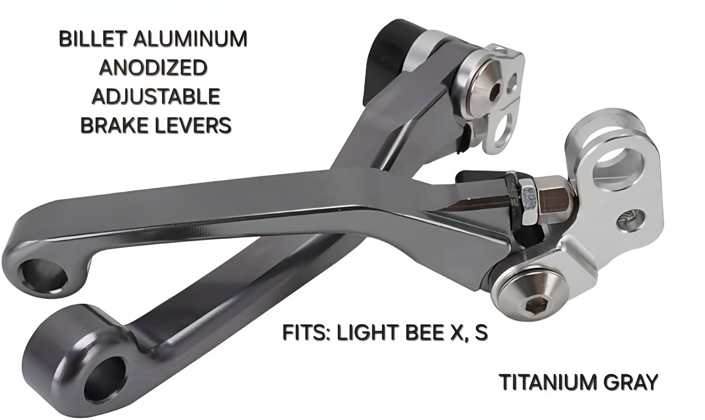 SURRON Sur-Ron LIGHT BEE X S 2024 2025 CNC BRAKE LEVERS ADJUSTABLE BILLET ALUMINUM