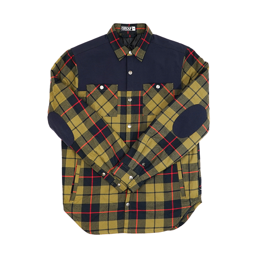 Flannel Jacket - Olive Flannel