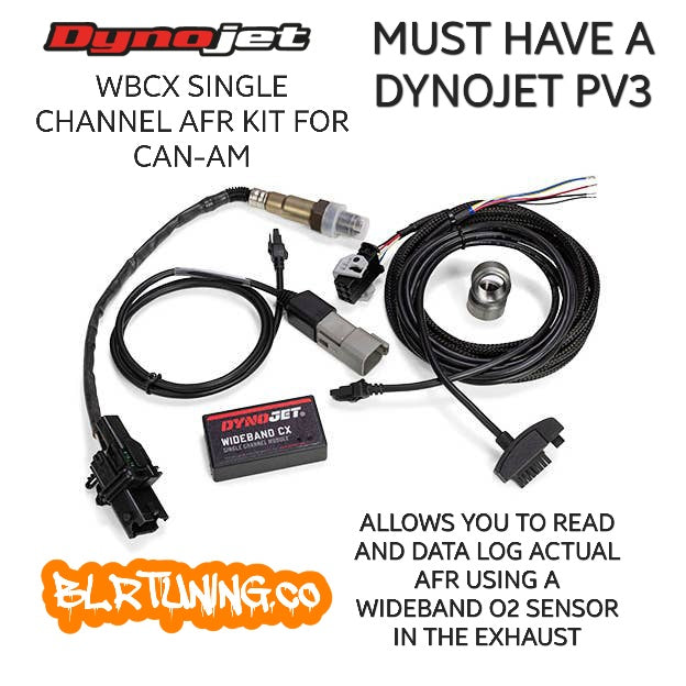 DYNOJET CAN-AM SPYDER WBCX SINGLE CHANNEL AFR KIT FOR USE WITH DYNOJET PV3