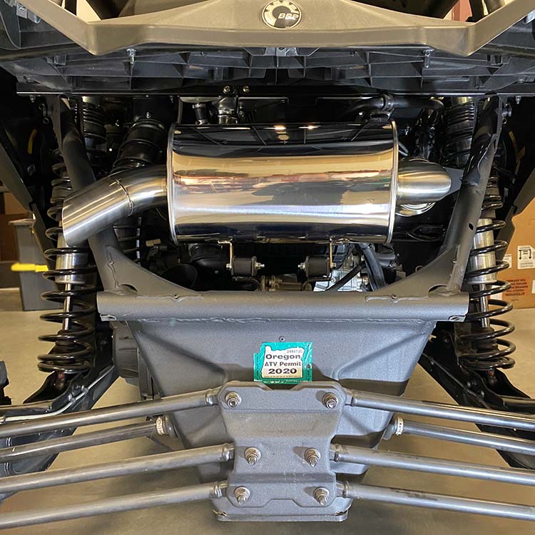 Treal Performance | 2017-2025 Can-Am X3 Rear Muffler Section