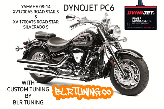 YAMAHA XV1700 ROAD STAR S and SILVERADO S 08 - 14 PC6 BY DYNOJET WITH OPTIONAL CUSTOM TUNING BY BLR TUNING