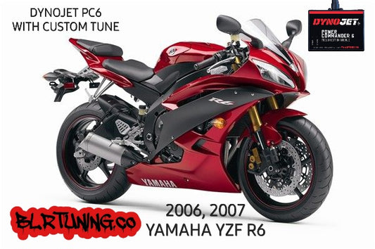 YAMAHA R6 YZF-R6 2006 - 2007 PC6 BY DYNOJET WITH OPTIONAL CUSTOM TUNING BY BLR TUNING