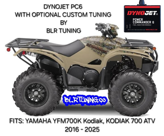 YAMAHA YFM700K Kodiak - KODIAK 700 ATV 2016 - 2025 PC6 POWER COMMANDER 6 WITH OPTIONAL CUSTOM TUNING BY BLR TUNING